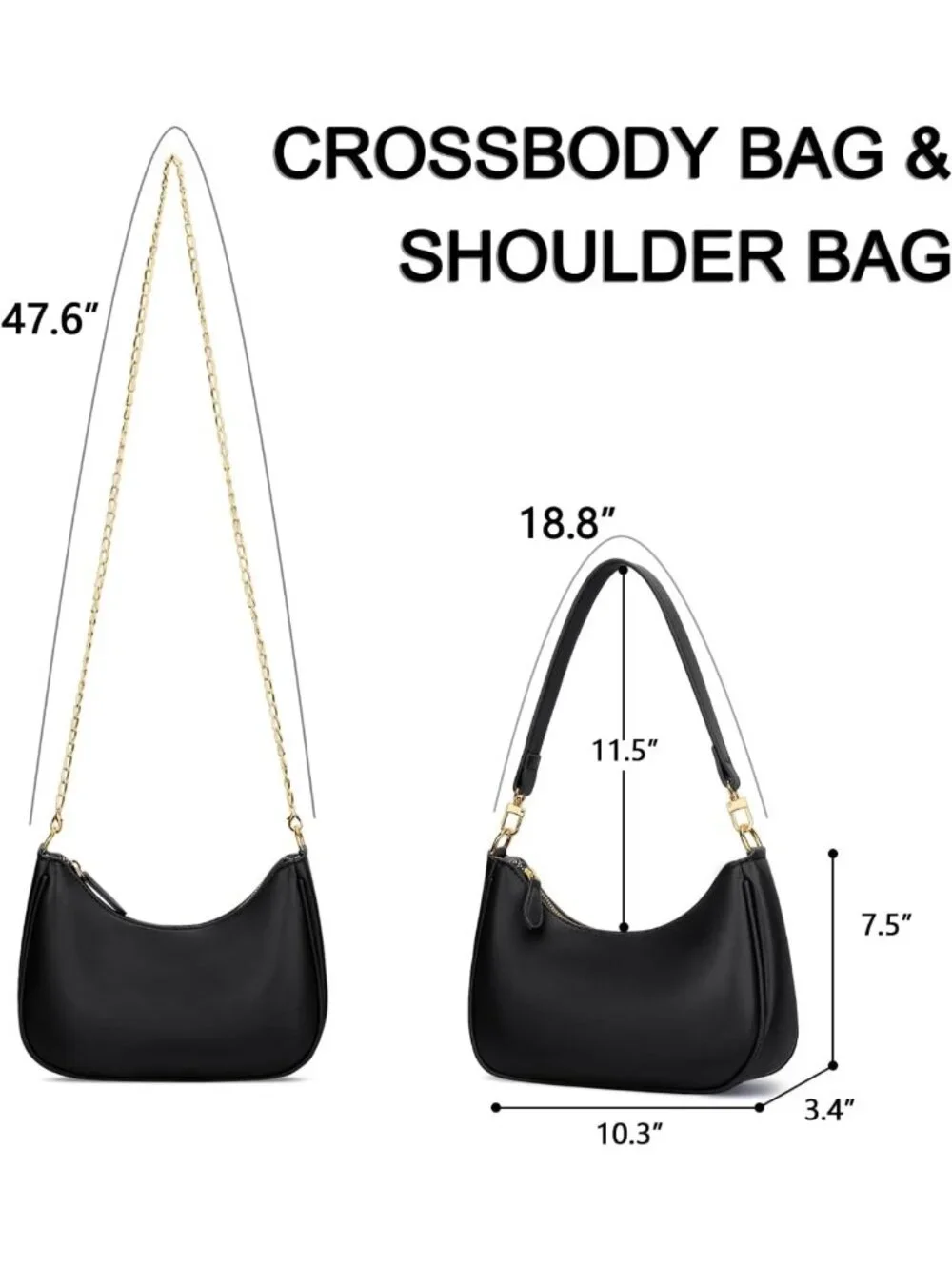 Cute Hobo Shoulder Bag for Women | Stylish Underarm Purse & Handbag